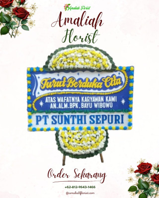 Papan Bunga Duka di Rengas Pulau