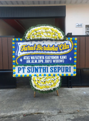 Papan Bunga Duka di Rengas Pulau