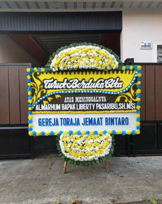 Papan Bunga Duka di Rengas Pulau